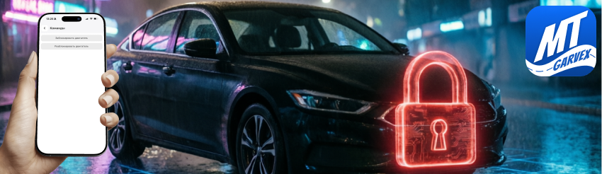 Удаленная блокировка двигателя через GPS/ГЛОНАСС трекер - защита автомобиля от угона от Гарвекс Мониторинг транспорта